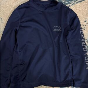 Vineyard vines navy blue boys rashguard size 5T